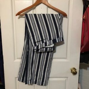 Lane Bryant Linen Blend Striped Pants, size 16
